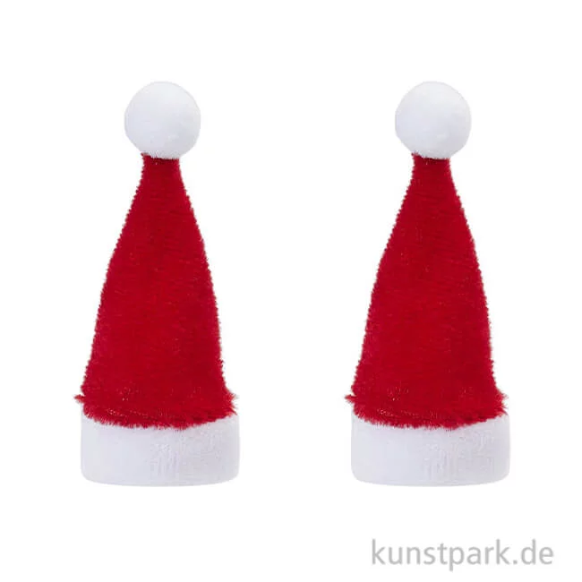 Artikelbild 1 des Artikels “Mini Nikolaus-Mütze, Rot / Weiß, 4 x 7 cm, 2 Stück “