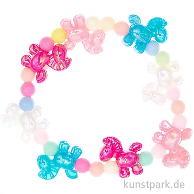 Artikelbild 1 des Artikels “Schmuck Bastelset - Mini Perlen Armband, Pferde “