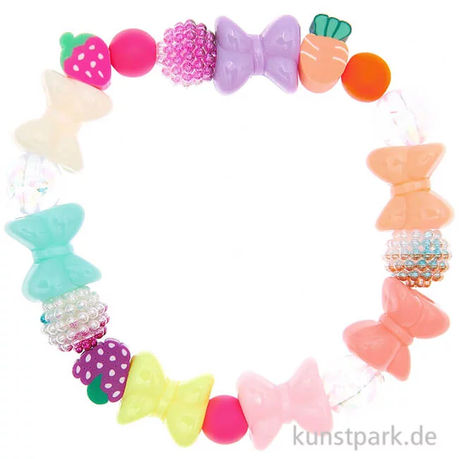 Artikelbild 1 des Artikels “Schmuck Bastelset - Mini Perlen Armband, Schleifen + Früchte “