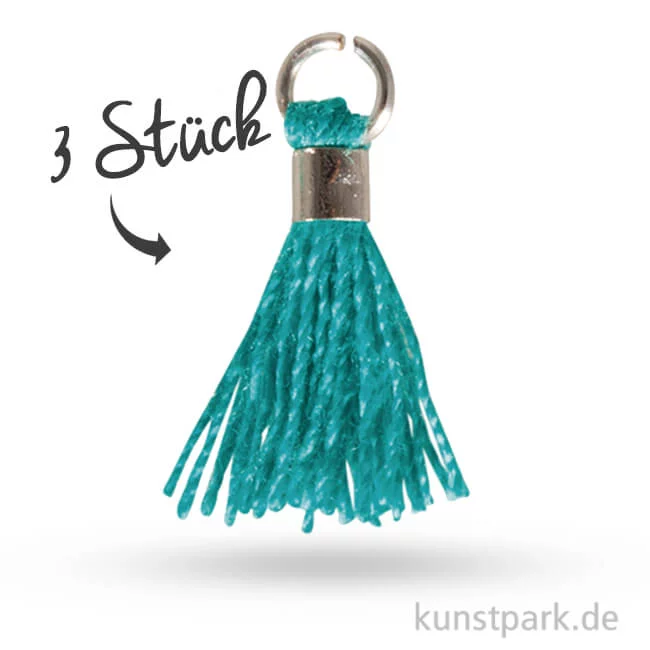Artikelbild 1 des Artikels “Mini-Quaste mit Öse, 15 mm, 3 Stück “