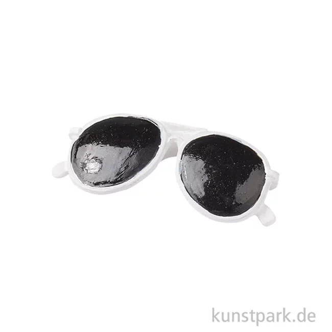 Artikelbild 1 des Artikels “Mini Sonnenbrille, 3 cm, 2 Stück Weiß“