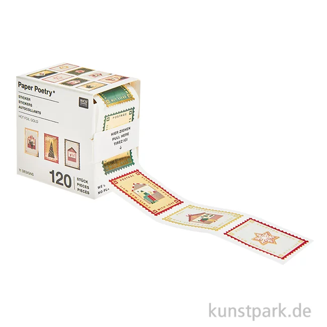 Artikelbild 1 des Artikels “Mini Sticker - Weihnachtspost, 120 Aufkleber “