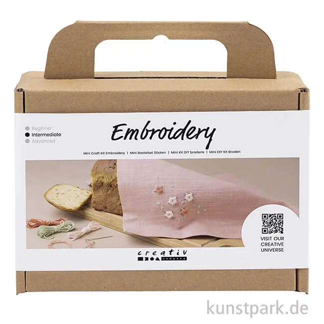 Artikelbild 1 des Artikels “Mini Stickset - Stoffserviette, Staubrosa “