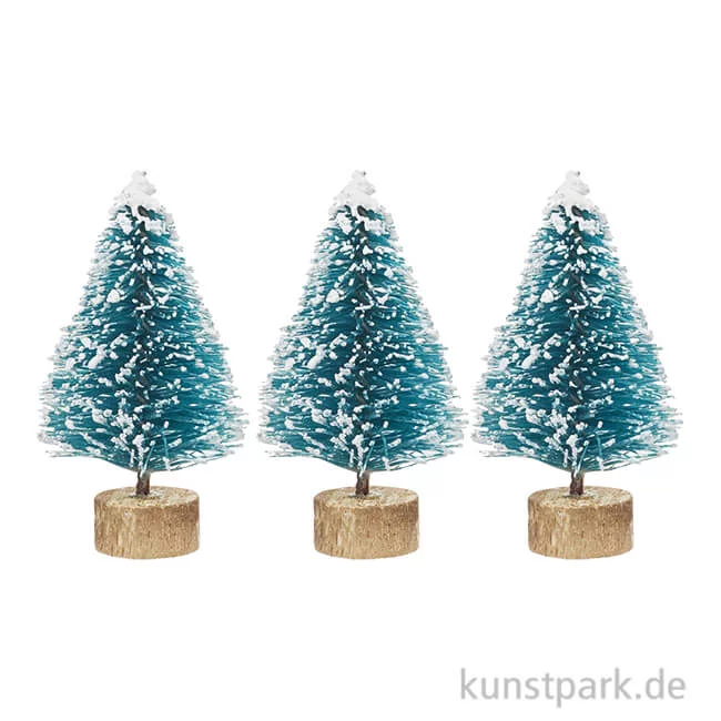 Artikelbild 1 des Artikels “Mini Tannen mit Schnee, ca. 3,5 cm, 3 Stück “