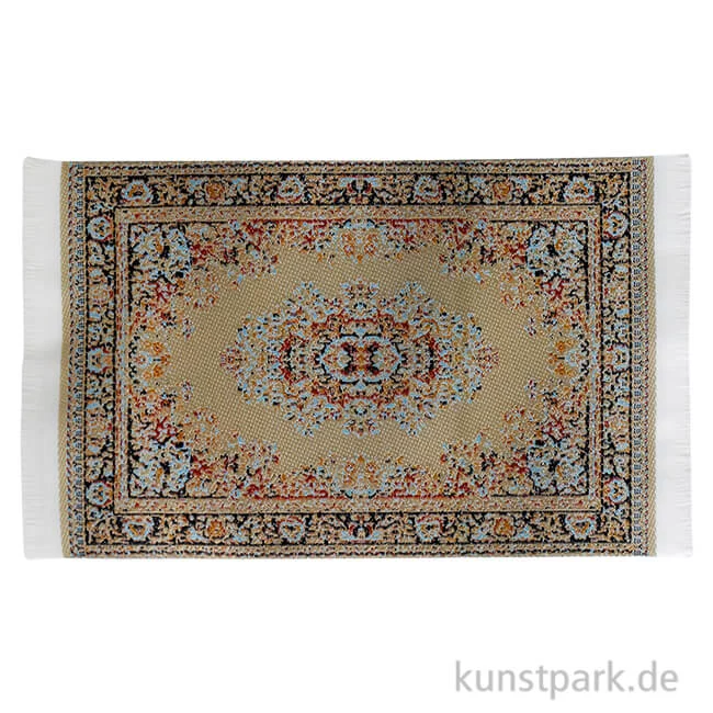 Artikelbild 1 des Artikels “Mini Teppich, Beige, gewebt, 15 x 10 cm “