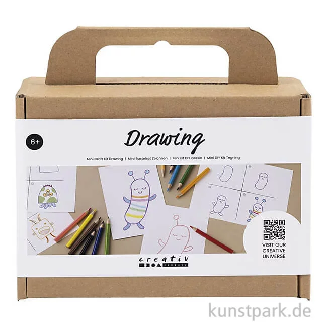 Artikelbild 1 des Artikels “Mini Zeichenset für Kinder - Monster zeichnen lernen “