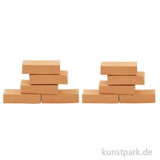 Artikelbild 1 des Artikels “Mini Ziegelsteine, Rot, 1,6 x 0,8 x 0,45 cm, 10 Stück “