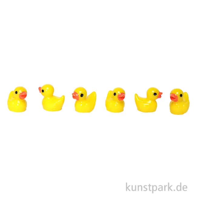 Artikelbild 1 des Artikels “Miniatur Badeenten, Gelb, 1,5 cm, 6 Stück “