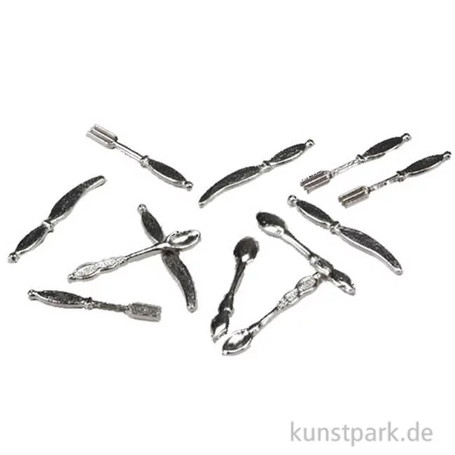 Artikelbild 1 des Artikels “Miniatur Besteck 2,5 cm, 3 Stück sortiert “