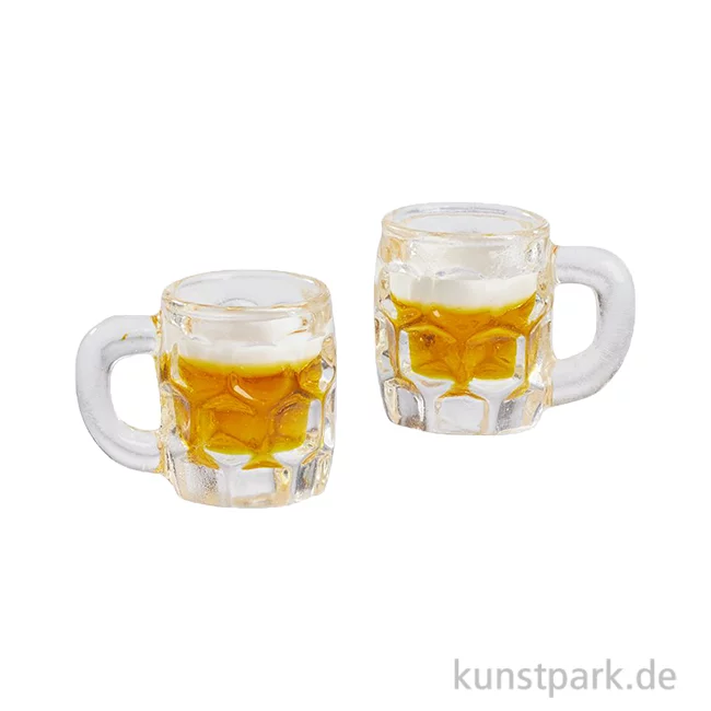 Artikelbild 1 des Artikels “Miniatur Bierkrug, 2 Stück, 1,5 x 1,4 cm “