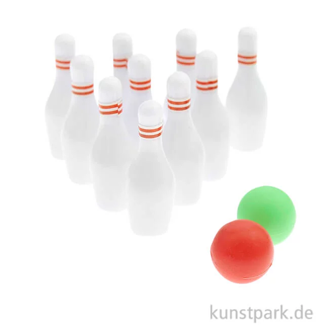Artikelbild 1 des Artikels “Miniatur Bowling Set, 12-teilig “