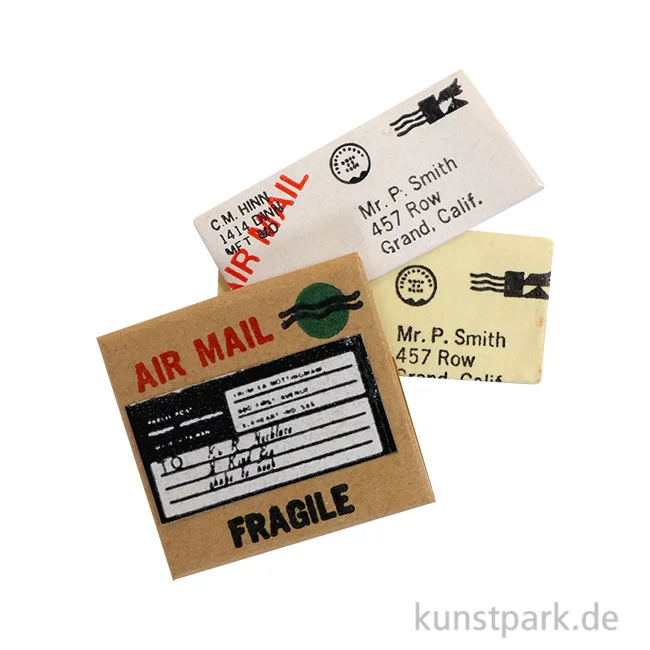 Artikelbild 1 des Artikels “Miniatur Briefe und Pakete, 2 x 2 cm “