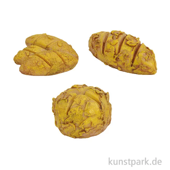 Artikelbild 1 des Artikels “Miniatur-Brote 3er-Set 1 cm “