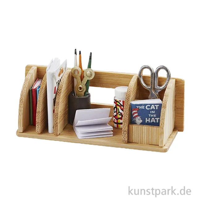 Artikelbild 1 des Artikels “Miniatur Büro-Regal, 7,2 x 3,5 x 2,5 cm “