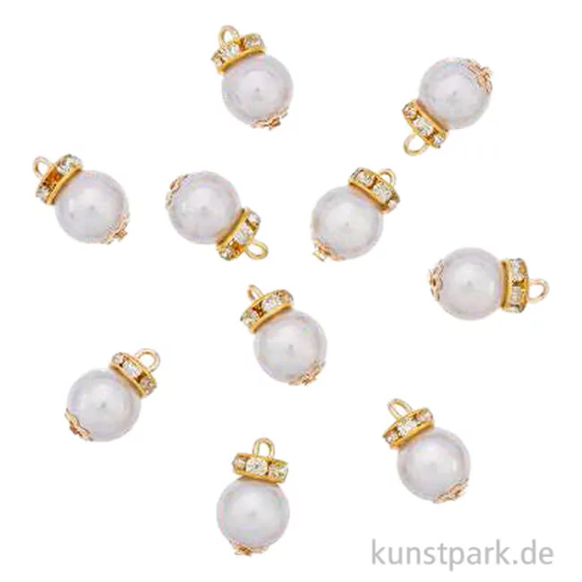 Artikelbild 1 des Artikels “Miniatur Christbaumkugeln, Grau, ca. 1 cm, 10 Stück “