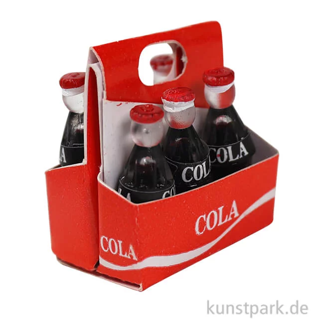 Artikelbild 1 des Artikels “Miniatur Cola Packung mit 6 Flaschen, 2,5 x 2 x 2,8 cm “