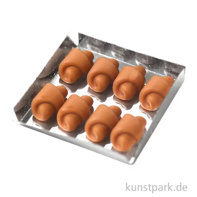 Artikelbild 1 des Artikels “Miniatur Croissant Platte, 3 x 3 cm “