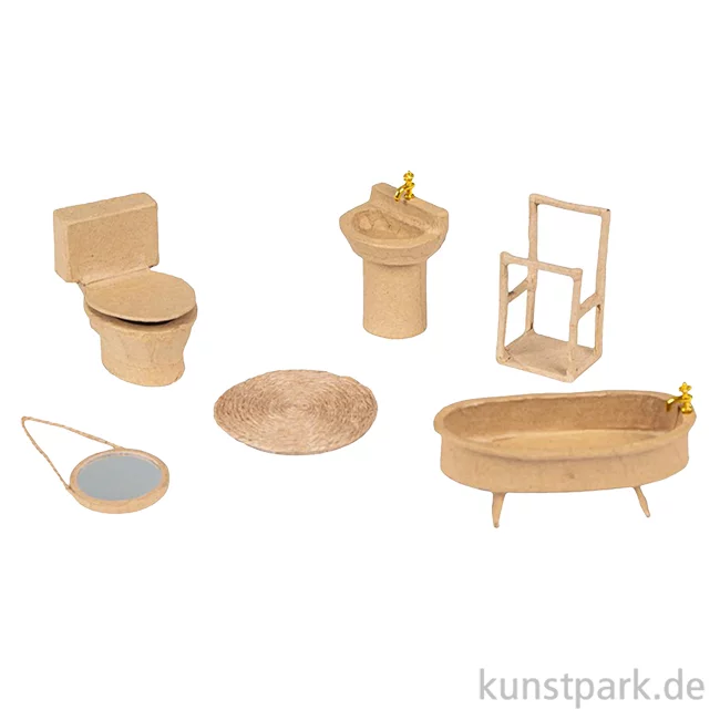 Artikelbild 1 des Artikels “Miniatur Deko Set, Badezimmer, 6-teilig “