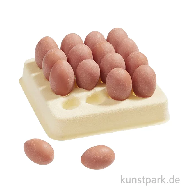 Artikelbild 1 des Artikels “Miniatur Eier, Braun, 16 Stück, 4 x 4 cm “