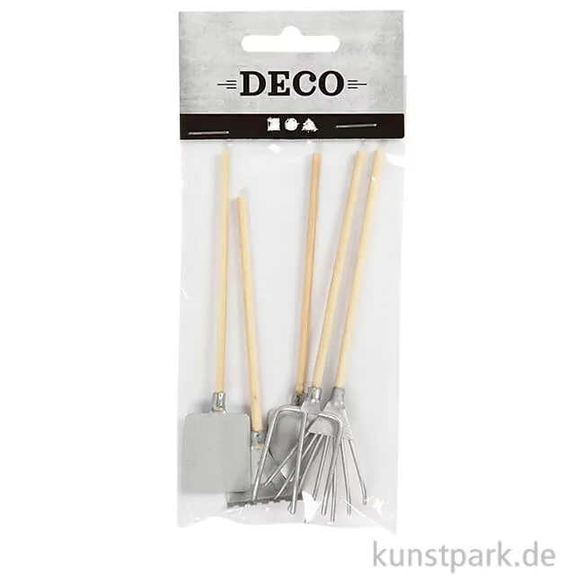 Artikelbild 1 des Artikels “Miniatur Gartengeräte Set, 11 cm, 5-teilig “