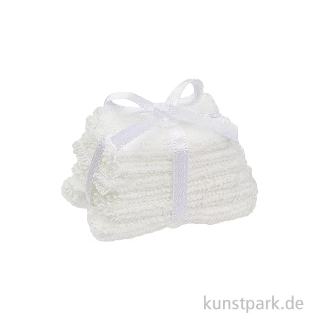 Artikelbild 1 des Artikels “Miniatur Handtuch Set, Weiß, 3,5 x 2,5 x 3 cm “