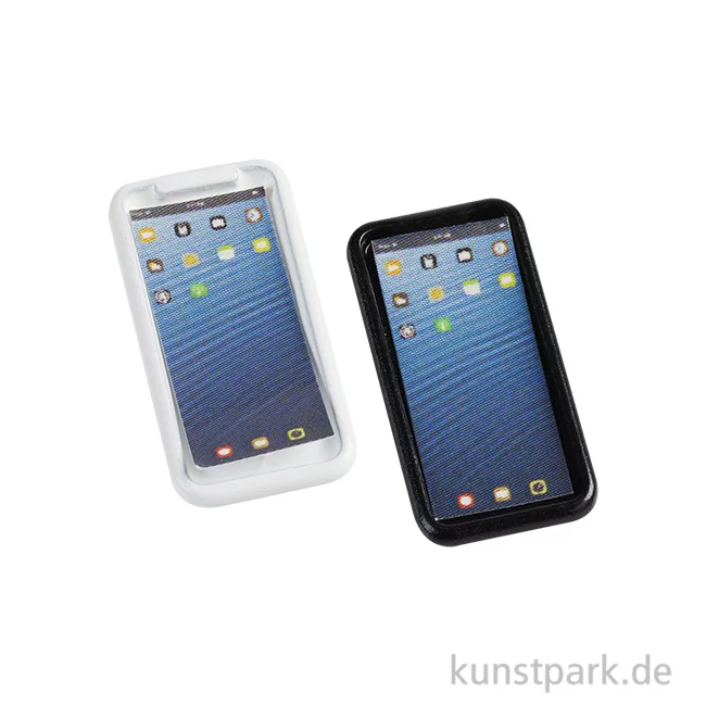 Artikelbild 1 des Artikels “Miniatur Handy, Weiß Schwarz, 2 Stück, 0,9 x 1,8 x 0,2 cm “