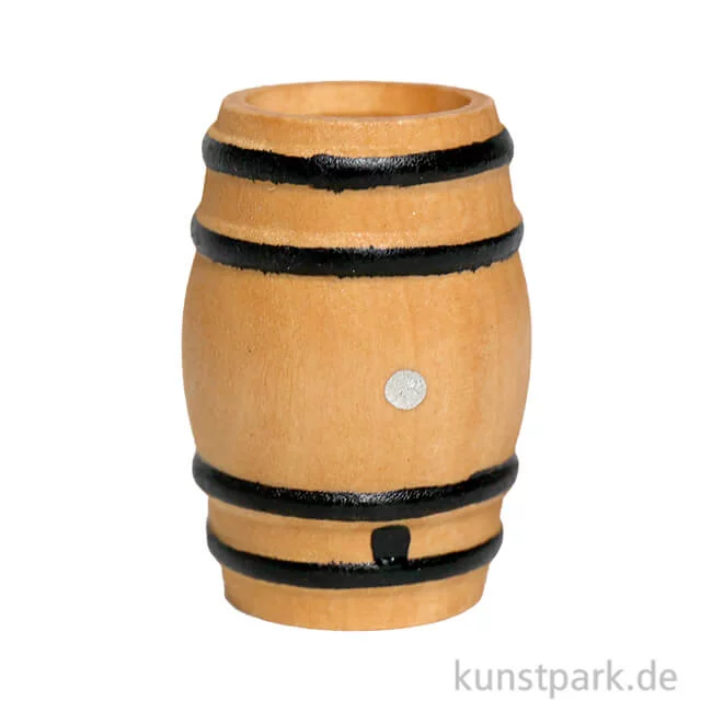 Artikelbild 1 des Artikels “Miniatur Holz Fass, 4 x 2,5 cm “