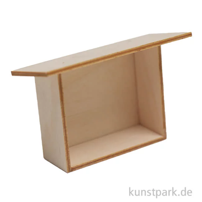 Artikelbild 1 des Artikels “Miniatur Holzkrippe, 4 x 2 x 3 cm “
