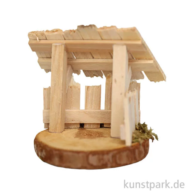 Artikelbild 1 des Artikels “Miniatur Holzstall, 8 x 9 cm “