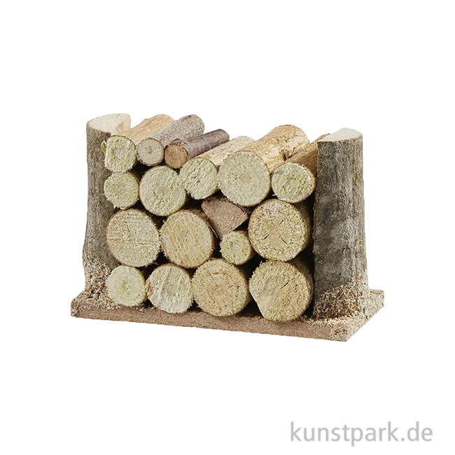 Artikelbild 1 des Artikels “Miniatur Holzstoß, Natur, 6 cm “