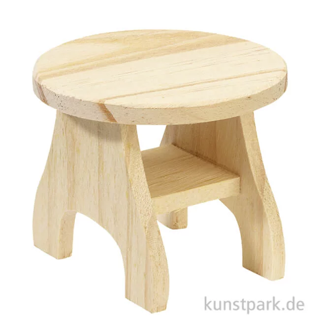 Artikelbild 1 des Artikels “Miniatur Holztisch Rund, 7 x 6 cm “