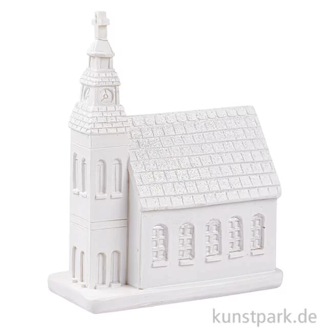 Artikelbild 1 des Artikels “Miniatur Kirche, Weiß, 6 x 2,5 x 8 cm “