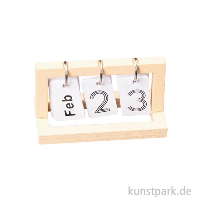 Artikelbild 1 des Artikels “Miniatur Klapp-Kalender, 4 x 2 cm “