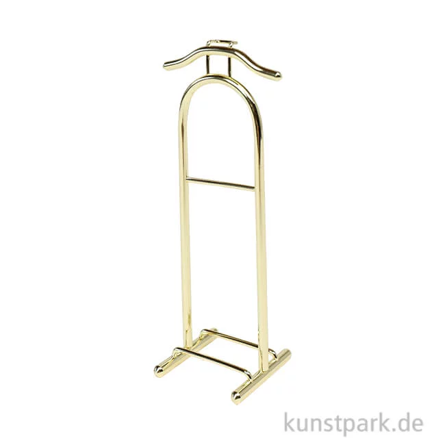 Artikelbild 1 des Artikels “Miniatur Kleiderständer, Gold, 10 x 4,5 x 3 cm “
