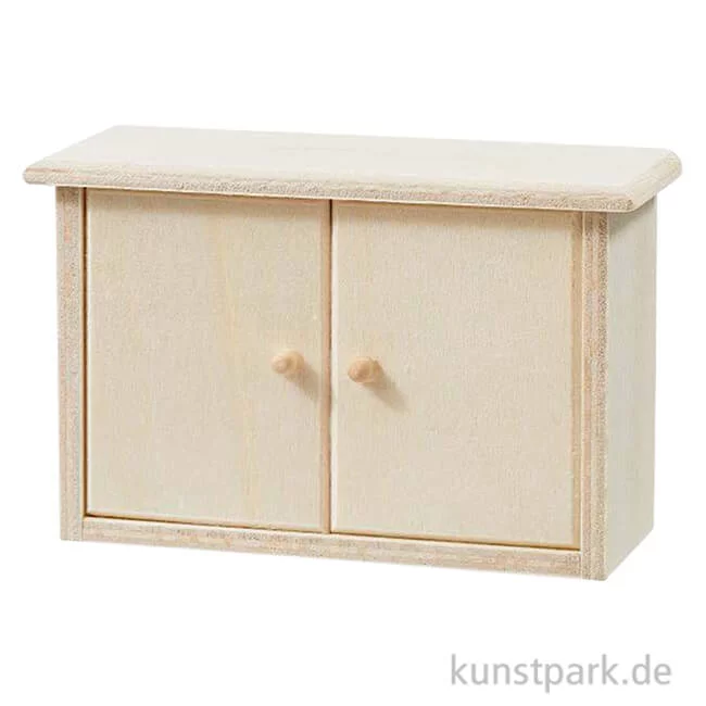 Artikelbild 1 des Artikels “Miniatur Kommode, Holz, Natur, 8,5 x 3,5 x 5,6 cm “