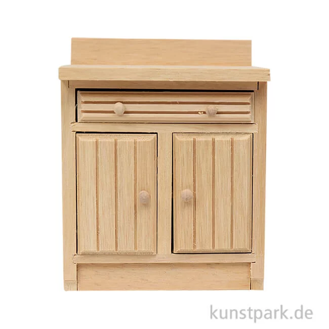 Artikelbild 1 des Artikels “Miniatur Küchenelement, Naturholz, 7,5 x 9 x 5 cm “