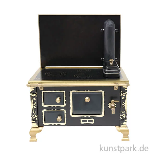 Artikelbild 1 des Artikels “Miniatur Küchenherd, Metall Schwarz, 11 x 7 x 13 cm “