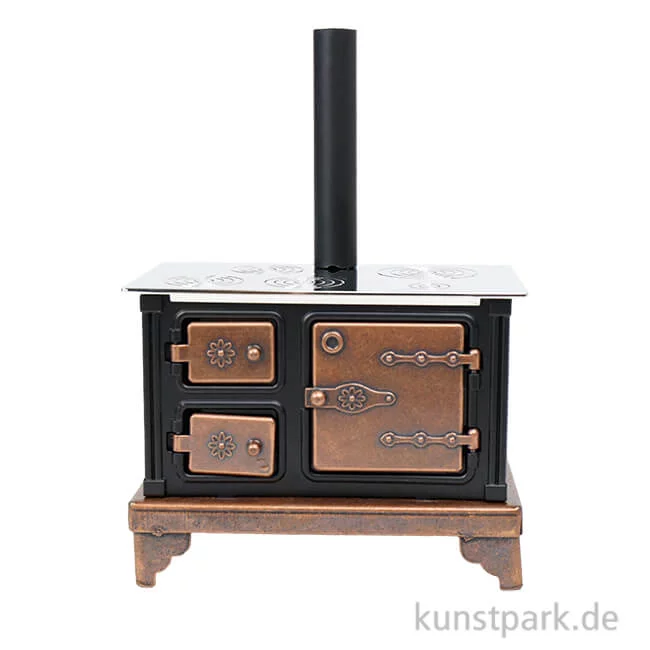Artikelbild 1 des Artikels “Miniatur Küchenherd, Metall Schwarz, 9,5 x 5,7 x 14 cm “