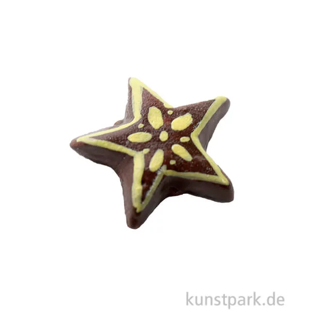 Artikelbild 1 des Artikels “Miniatur Lebkuchen - Stern, 1,2 x 1,2 cm “