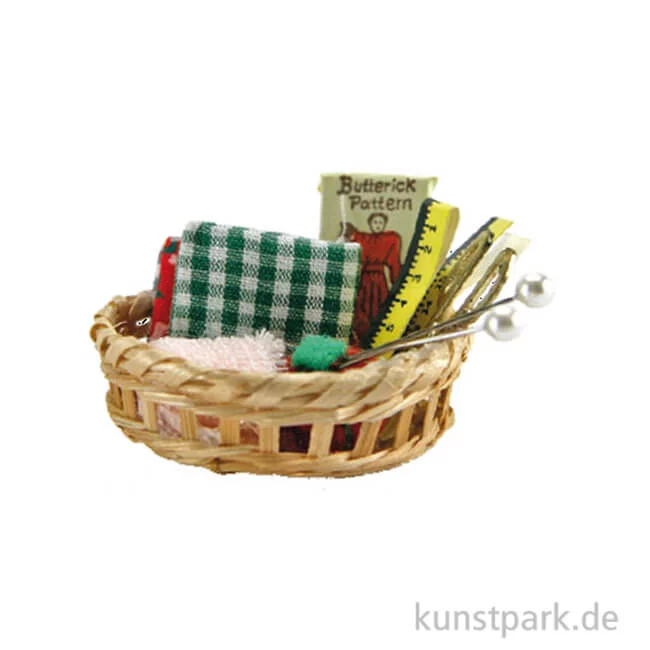 Artikelbild 1 des Artikels “Miniatur Nähsetkörbchen 4 cm “