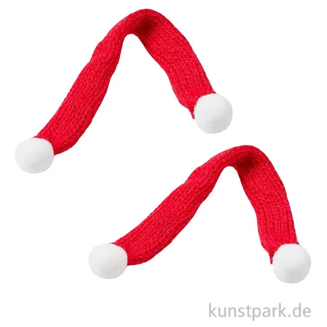 Artikelbild 1 des Artikels “Miniatur Schal, Rot, ca. 15 cm, 2 Stück “