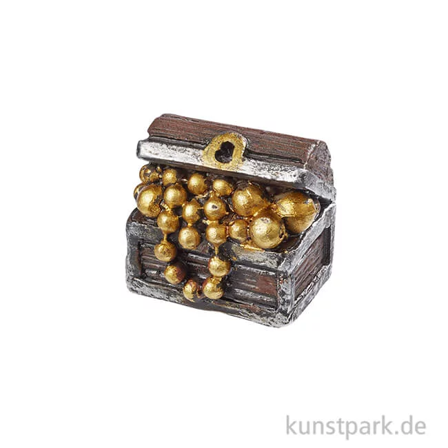 Artikelbild 1 des Artikels “Miniatur Schatztruhe 2 x 1,5 x 2,3 cm“