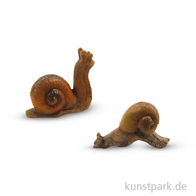 Artikelbild 1 des Artikels “Miniatur-Schnecken, 1,8 cm, 2 Stück sortiert “