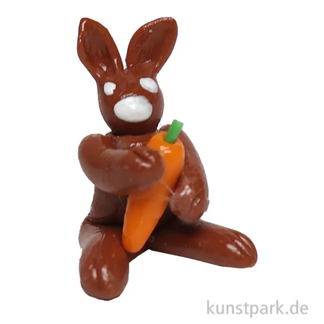 Artikelbild 1 des Artikels “Miniatur Schokohäschen mit Karotte, 2 cm “