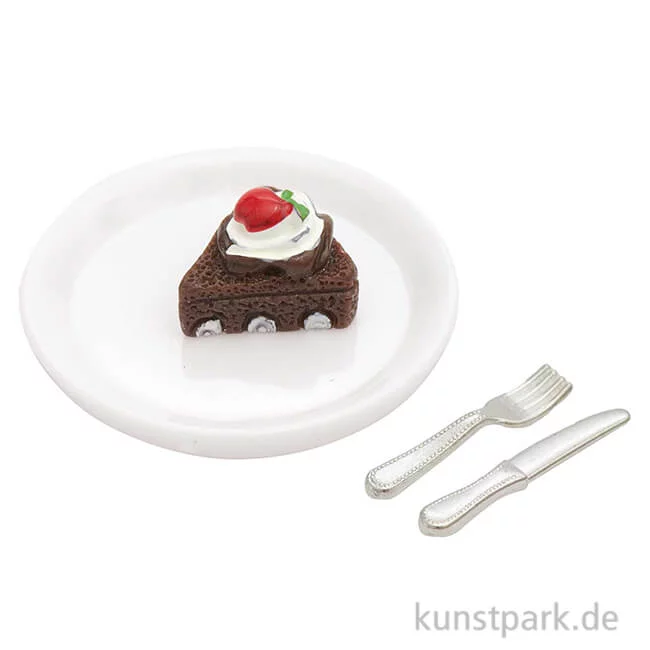 Artikelbild 1 des Artikels “Miniatur Schokotorte, 4-teilig “