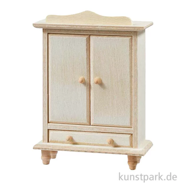 Artikelbild 1 des Artikels “Miniatur Schrank, Holz, Natur, 7,2 x 3,1 x 10,8 cm “