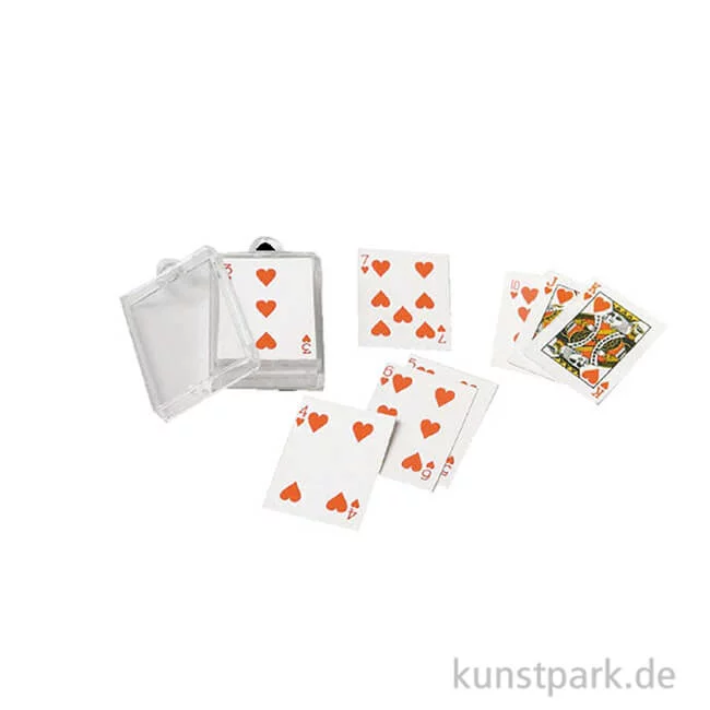 Artikelbild 1 des Artikels “Miniatur Spielkarten 3,5x2,5 cm “