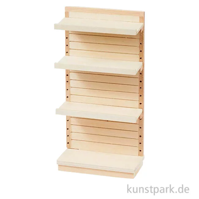 Artikelbild 1 des Artikels “Miniatur Steckregal, Holz, Natur, 8 x 3,8 x 16 cm “