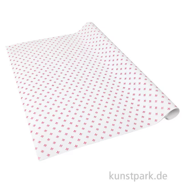 Artikelbild 1 des Artikels “Miniatur Tapete mit Lilien, Rosa Weiß, 50 x 30 cm “