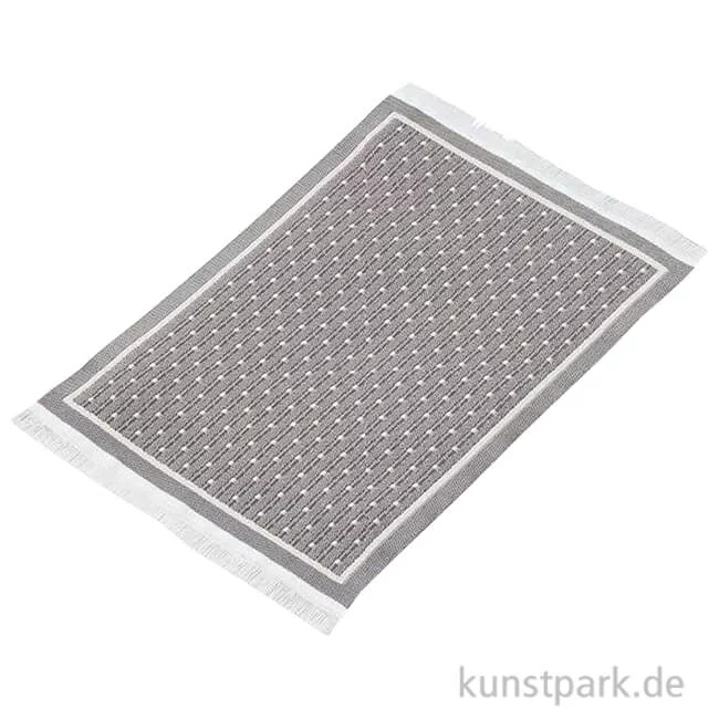 Artikelbild 1 des Artikels “Miniatur Teppich, Grau, 10 x 15 cm “